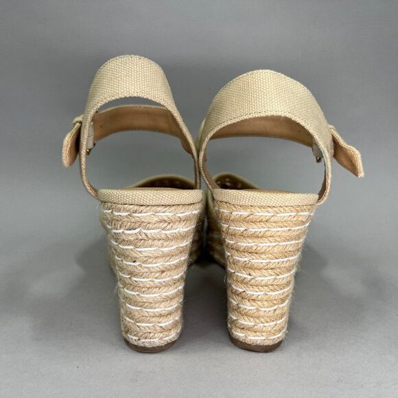 Skechers Women's Size 9 Cali Turtledove Platform Wedge Espadrille Sandals - Picture 5 of 9